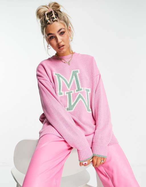 Asos pink outlet jumper