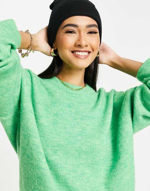 Green hot sale jumper asos