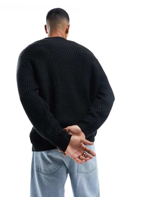 Ribbed Crew Neck Sweater