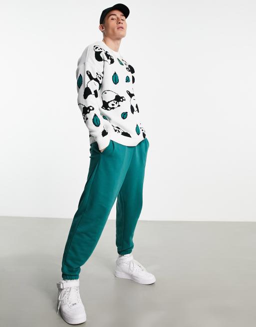 Shops NWT ASOS Design Oversized Knitted Panda Jumper