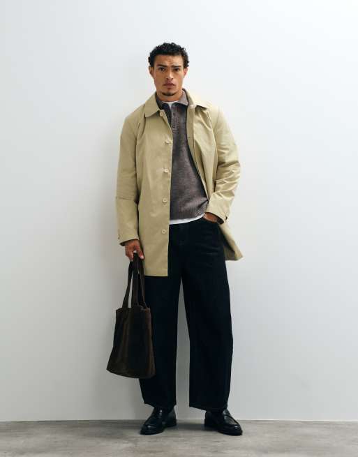 ASOS DESIGN oversized knitted polo in brown, 2 of 5