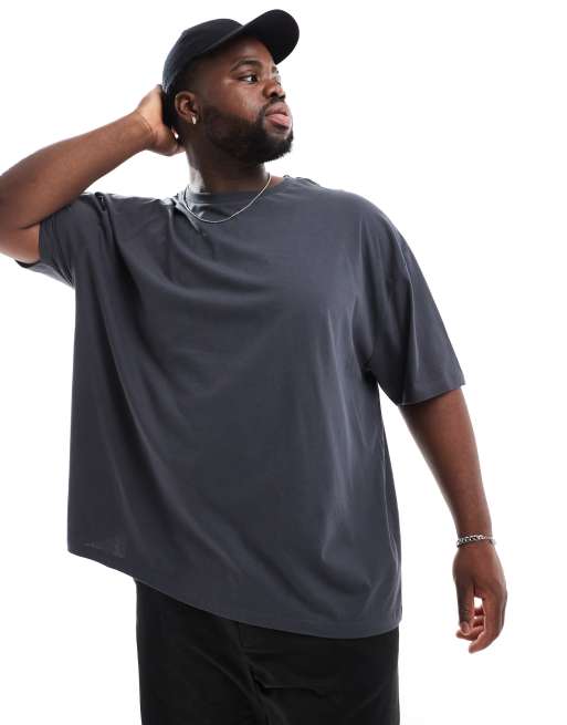 ASOS DESIGN - Oversized koksgrå T-shirt med 'Mexico City'-print på ryggen, 2 af 4