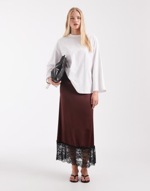ASOS DESIGN oversized langærmet skater T-shirt i hvid, 2 af 4