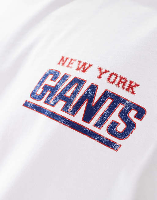 ASOS DESIGN oversized license t-shirt with NFL New York Giants