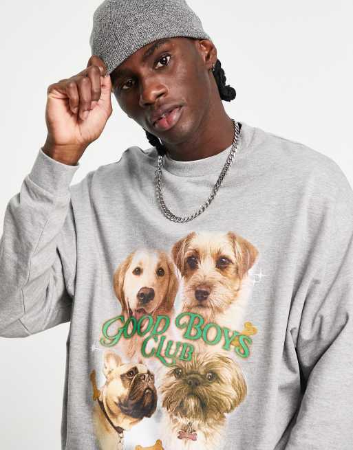 Dog print sweatshirt shop