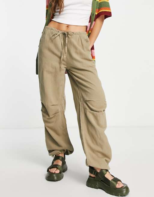 BDG Urban Outfitters Luca Womens Linen Cargo Pants