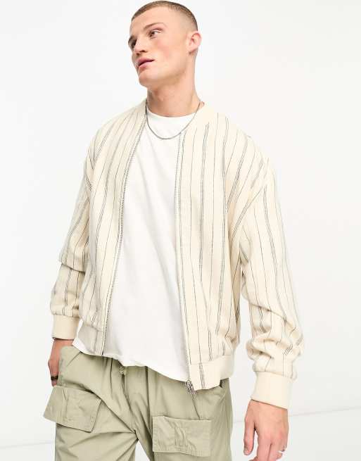 Linen 2024 bomber jacket