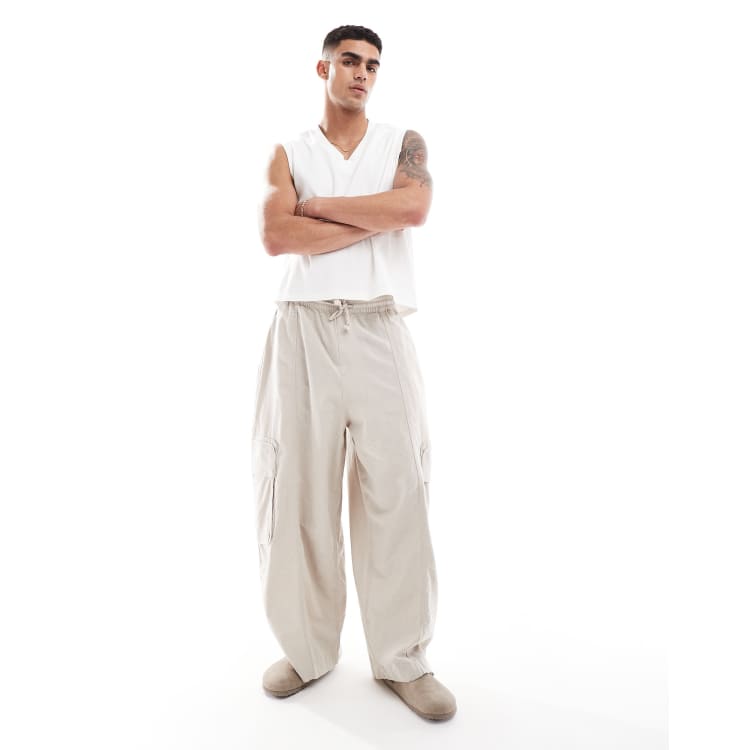 【Open Yy】 LINEN CARGO PANTS 2色 205813298-1-beige?$n_750w$&wid