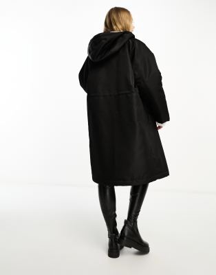 Borg lined raincoat womens on sale