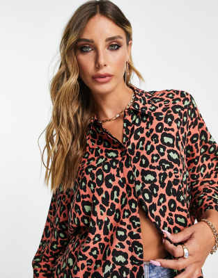 leopard print and red shoes