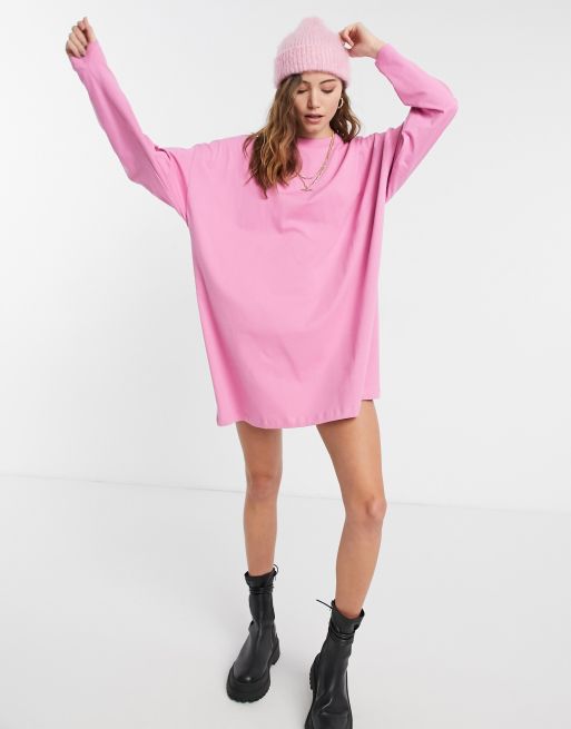 Long sleeve oversized t shirt clearance dress