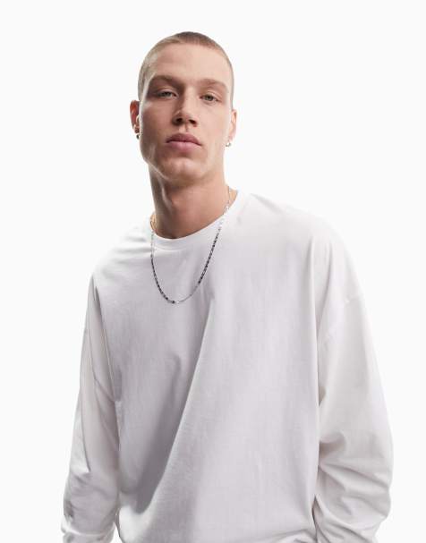 White Oversized T-Shirts for Men