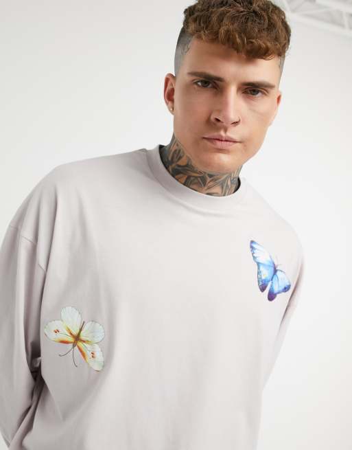oversized t shirt butterfly