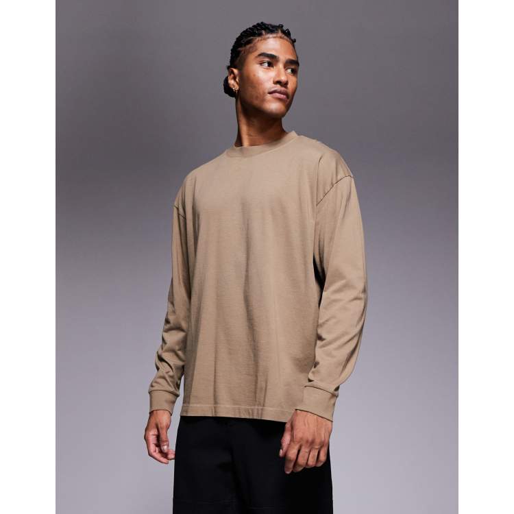 ASOS DESIGN oversized long sleeve t-shirt with cuff