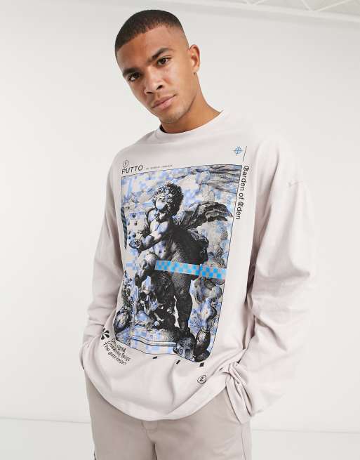 Cherub Graphic Long Sleeve Top