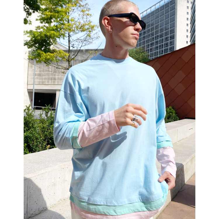 VFILES Oversized Layered Long Sleeve Tee