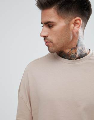 ASOS DESIGN oversized long sleeve t-shirt with slim arm