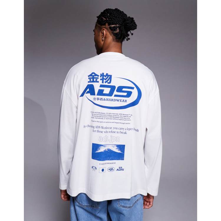 トップス yorisport ICONGRAPHY LONG SLEEVE / WHT yorisport ICONGRAPHY LONG SLEEVE / WHT