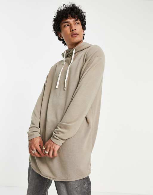 Longline oversized hoodie hot sale