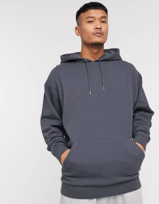 asos oversized longline hoodie