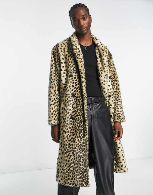 Animal shop print coat