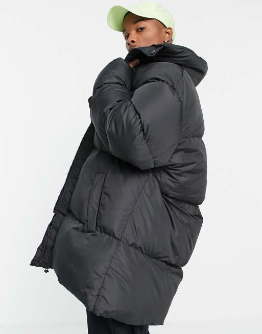 Oversized puffer jacket on sale black