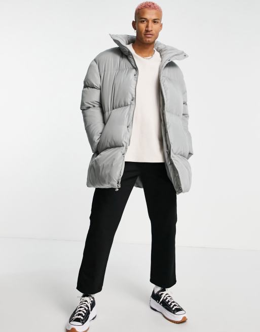 Asos design clearance longline puffer jacket