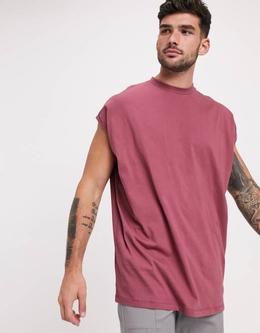 oversized burgundy shirt