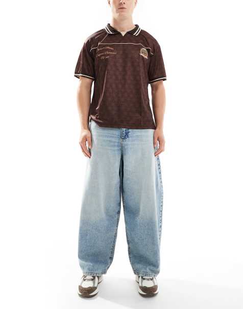 ASOS DESIGN - Oversized løstsiddende jeans i lys vask - view 1