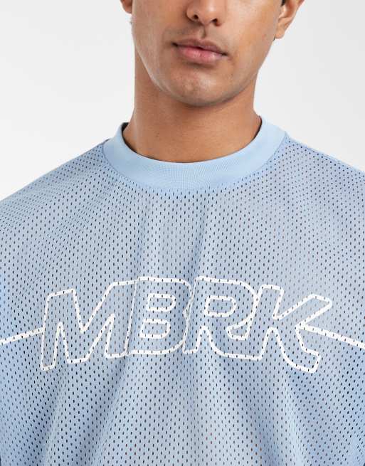 ASOS DESIGN - Oversized lyseblå T-shirt i airtex-stof med firkantet pasform, 3 af 5