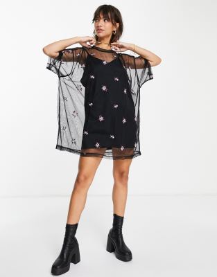 Mesh T Shirt Dress