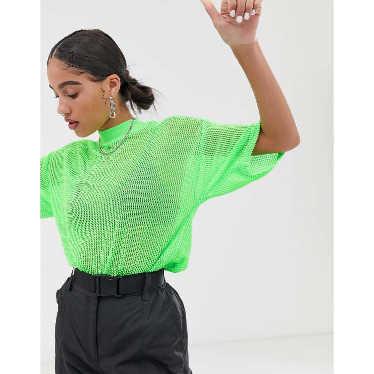 Neon store baggy tops