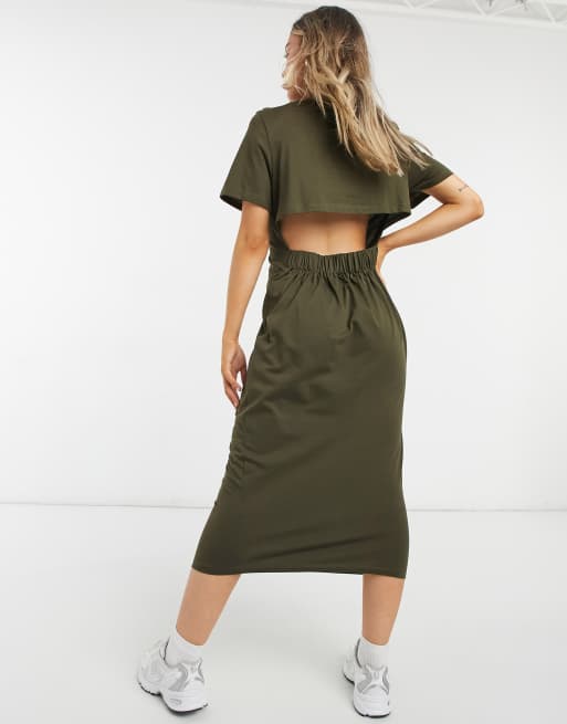 Cutout t store shirt dress