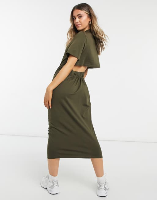 Back t sale shirt dress