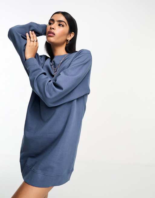 The Oversized Sweater Dress - Light Blue