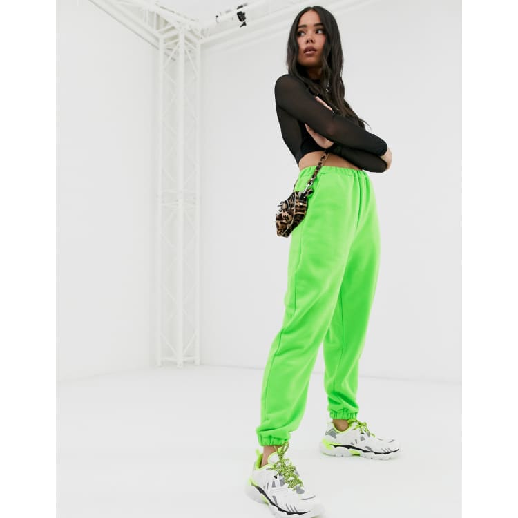 Neon joggers store