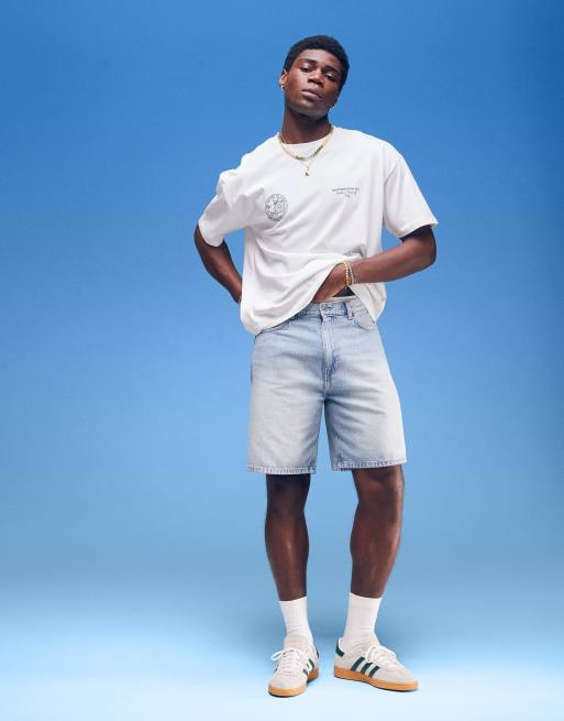 ASOS DESIGN - Oversized og hvid T-shirt med grafisk frugtprint, 2 af 4