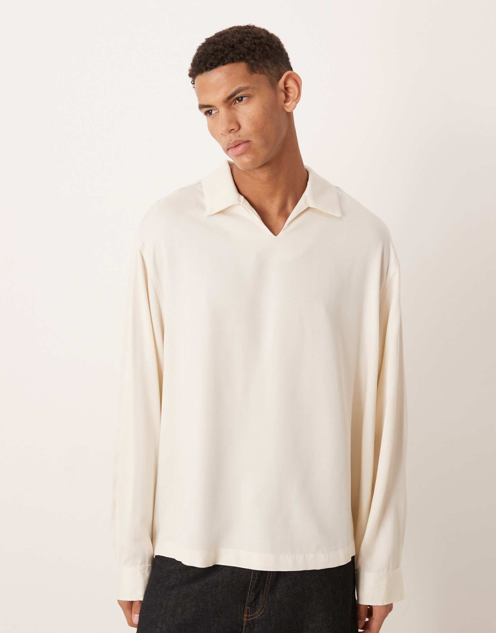 ДИЗАЙНЕРСКАЯ верхняя рубашка оверсайз ASOS DESIGN из камня