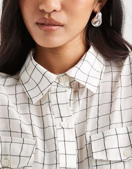 ASOS DESIGN - Oversized overhemd met grote ruitprint en lange pasvorm, 2 van 4