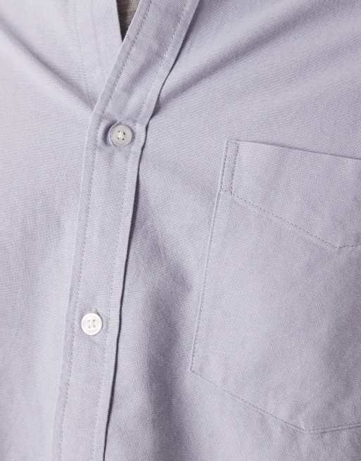 ASOS DESIGN - Oversized Oxford overhemd in jaren 90-stijl in blauw, 5 van 5