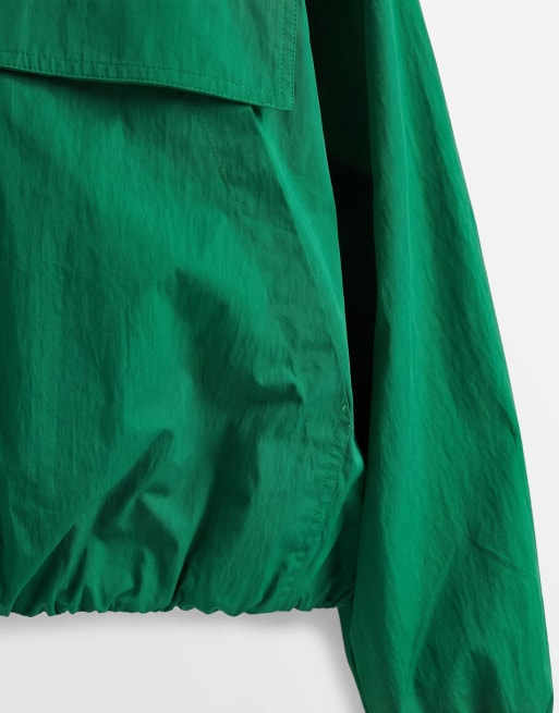ASOS DESIGN - Oversized paper-touch trainingsjack in groen, 8 van 8