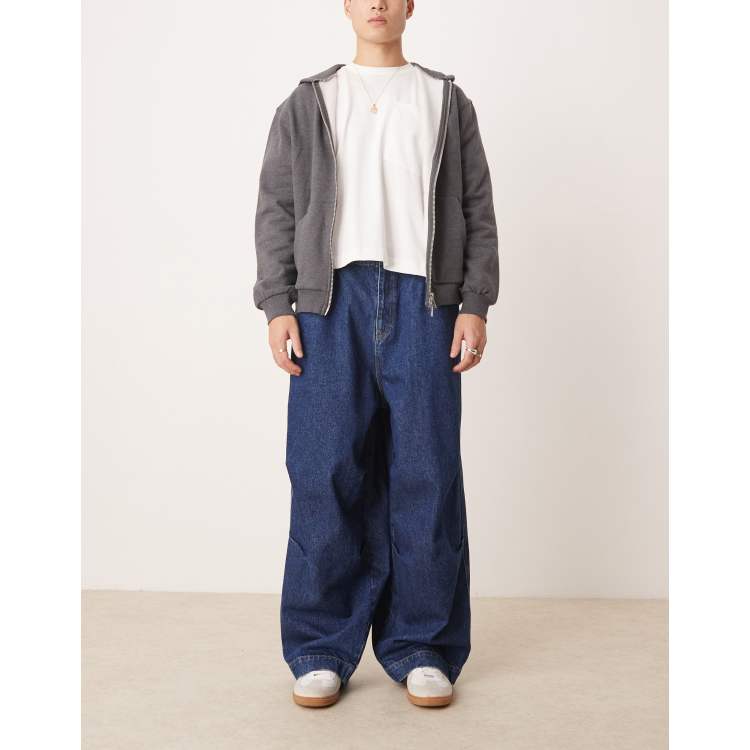 【AAKE】WASHING PARACHUTE DENIM Parachute Denim - Dirty Wash