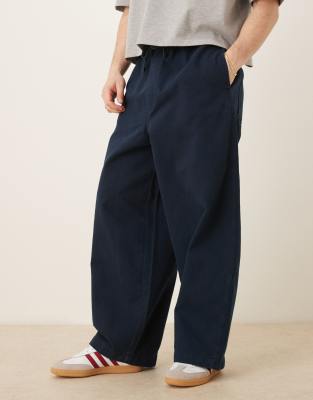Asos Design Oversized Parachute Pants With Drawstring