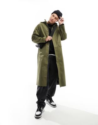 ASOS DESIGN ASOS DESIGN oversized parka in khaki-Green