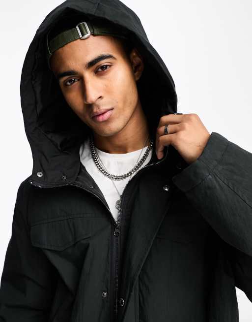 Asos mens sale parka jacket