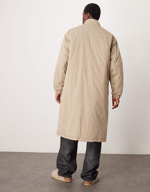 ASOS DESIGN oversized parka jacket in stone | ASOS ASOS DESIGN oversized parka jacket in stone | ASOS
