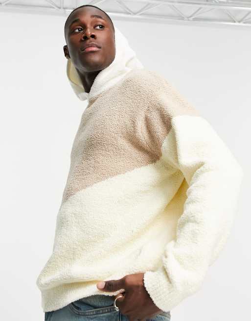 Oversized plush hoodie best sale