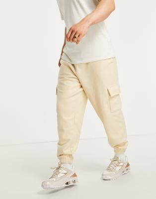 mens cargo fleece sweatpants