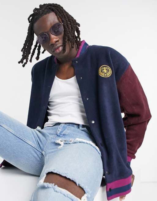 Asos varsity jacket sale