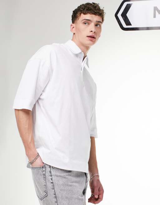 Oversized white polo clearance outfit